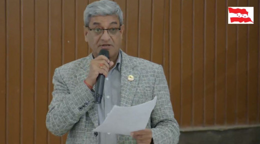 पार्टी बैठकमा प्रमुख सचेतक लेखकले भने— संसदीय अभ्यासमा नयाँ दल अपरिपक्क